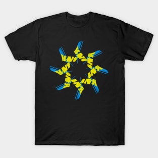 Blue and yellow Star T-Shirt